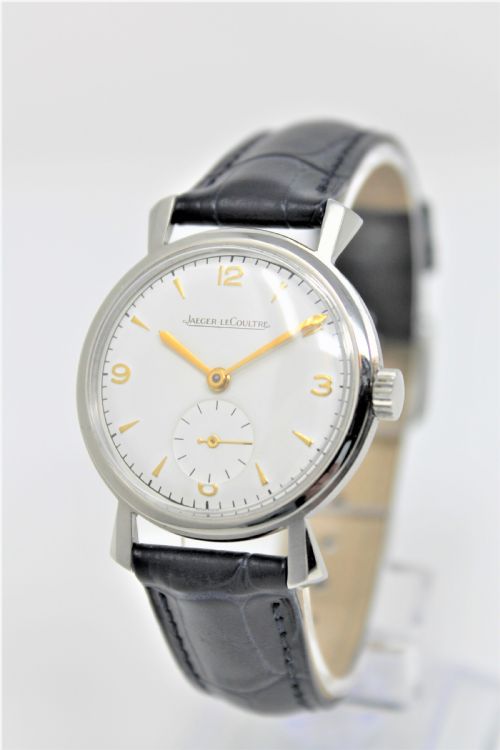 Stunning Gents Vintage Jaeger Lecoultre Stainless Steel Wristwatch
