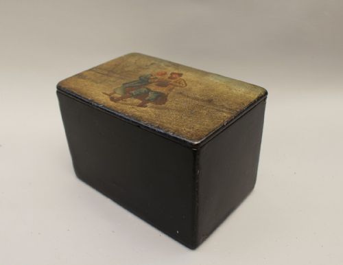 Russian Papier Mache Tea Caddy