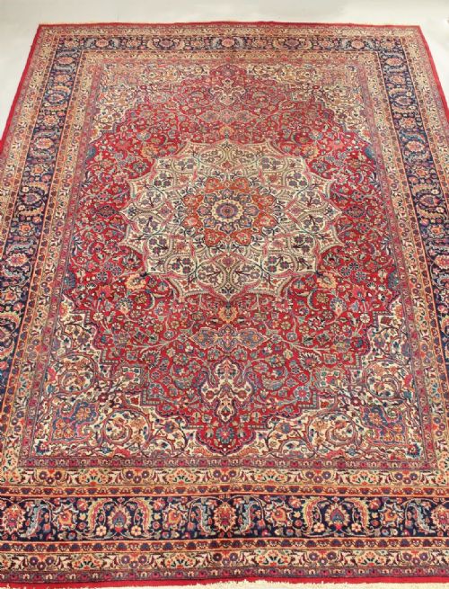 Antique Kirman Carpet Room Size