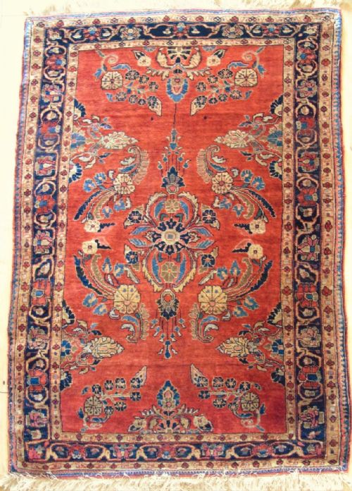 Fine Antique Saroukh Carpet / Rug