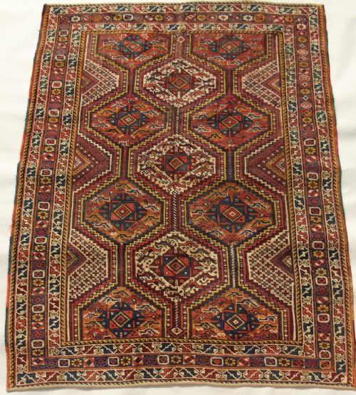 Antique Khamseh Carpet