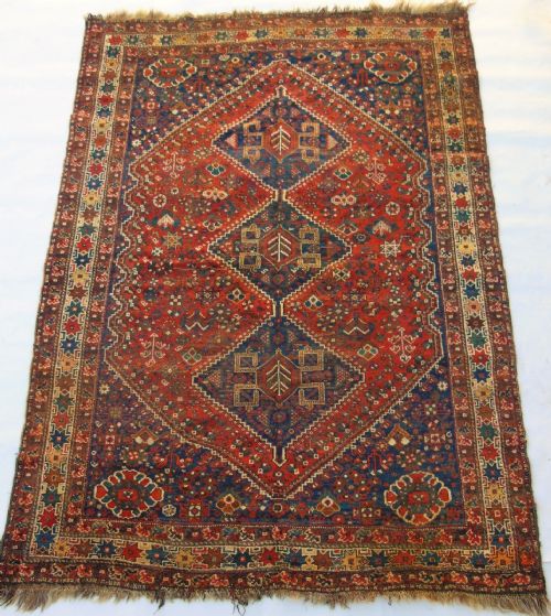 Antique Kashgai Carpet Room Size