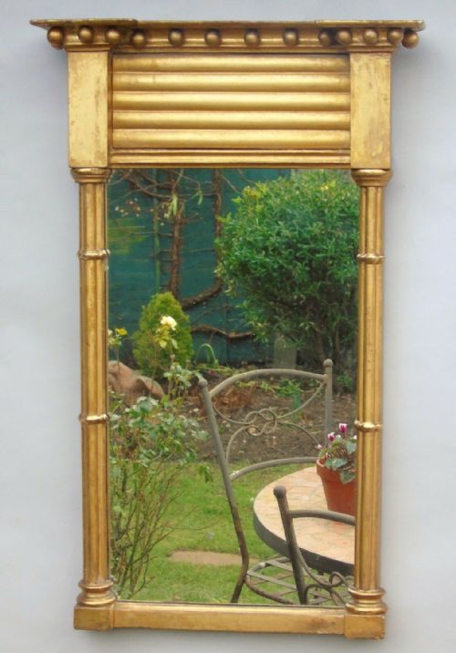 Regency Gilt Wood Pier Glass Mirror