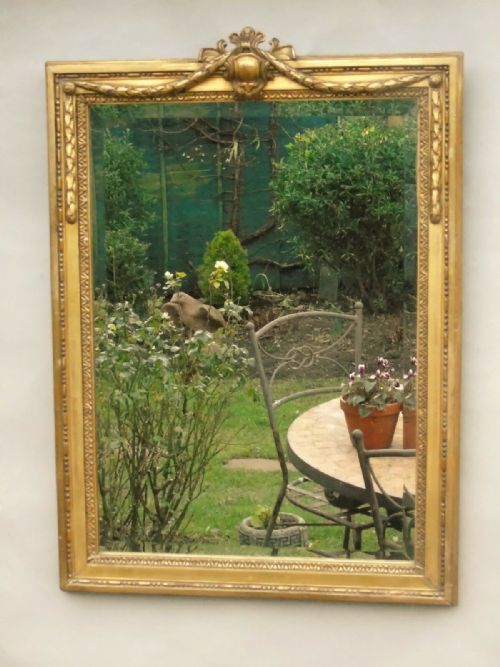 Elegant Regency Style Gilt Framed Mirror