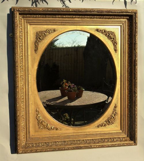 Impressive Large Victorian Gilt Frame Mirror