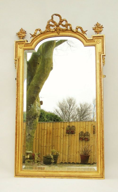 Outstanding Gilt Overmantle Mirror