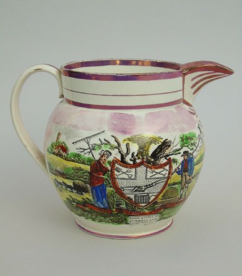 Dixon’s Sunderland Lustre Jug Circa 1830
