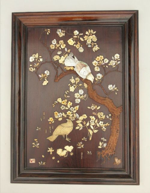 Good Quality Japanese Shibayama Plaque