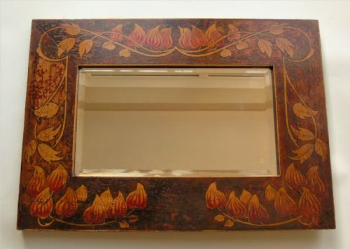 Beautiful Arts and Crafts Hand Painted Wall Mirror