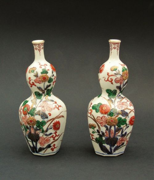 Good Pair of 18th Century Japanese Arita Vases