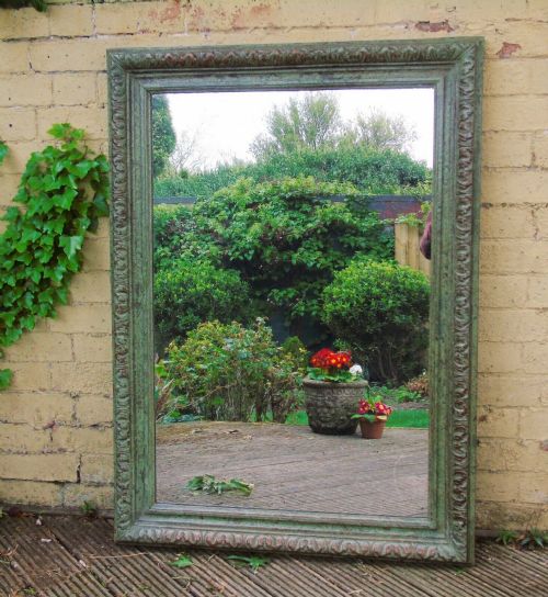 Antique French Painted Mirror