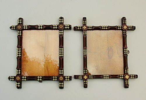 fig 1. Pair of Antique Gothic Frames