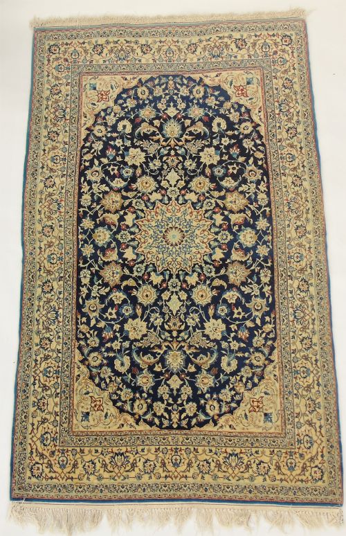 Antique Fine Isfahan Carpet