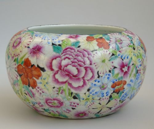 Antique Chinese Porcelain Enamelled Jardiniere