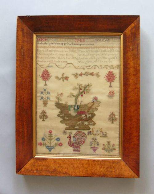 Fine 19th Century Sampler by Harriet Humpage