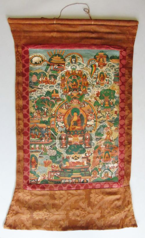 Antique Buddhist Thangka