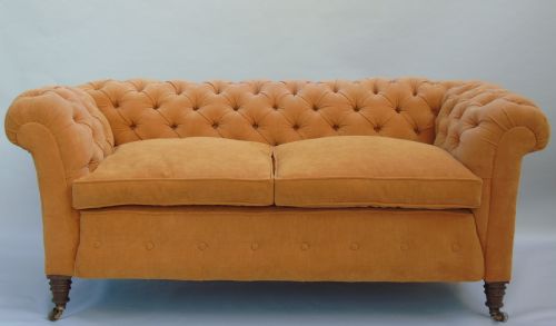 fig 1. Antique Chesterfield Sofa 19th Century