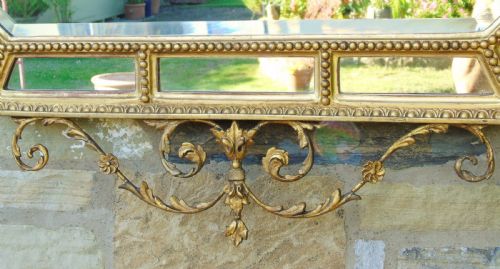 fig 1. Good 19th Century George III Style Marginal Mirror