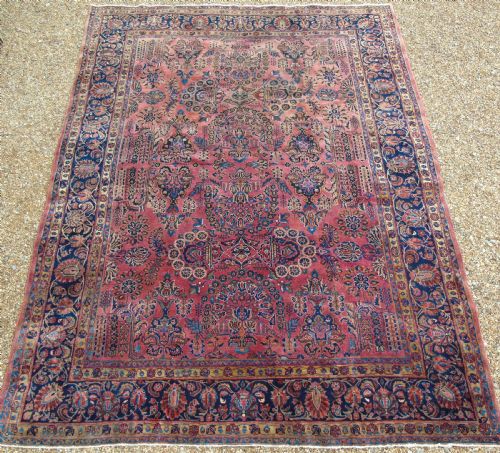 Antique Saroukh Carpet Room Size