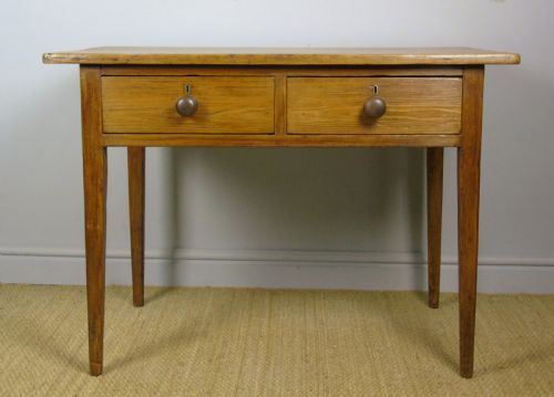 Early Victorian Antique Pine Table
