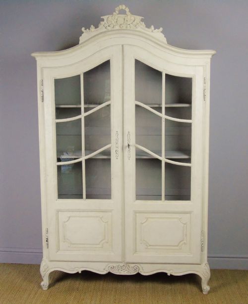 Antique French Glazed Cabinet