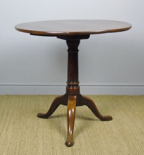 George III Country Oak Circular Tip Top Table