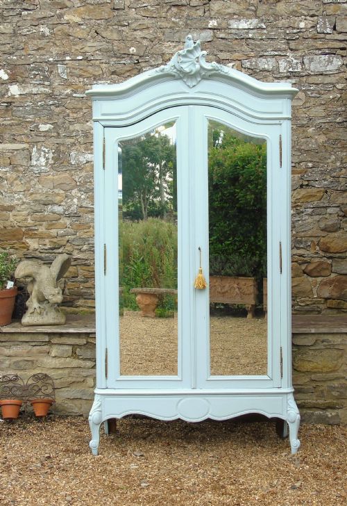 Pretty Antique French Armoire Wardrobe