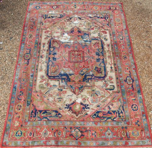 Antique Agra Design Carpet Room Size