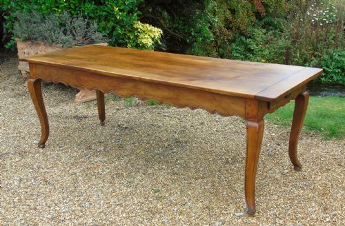 Large French Fruitwood Dining / Farmhouse Table