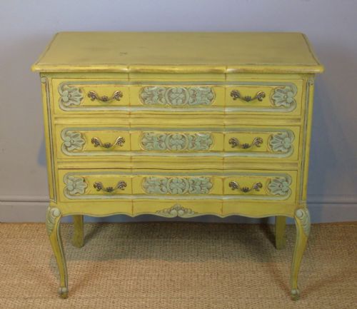Pretty Hand Painted French Chest of Drawers