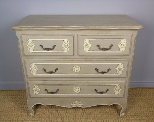 fig 1. Attractive Hand Painted French Chest of Drawers