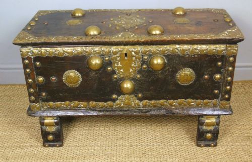 Characterful Early Indian Chest 18th Century