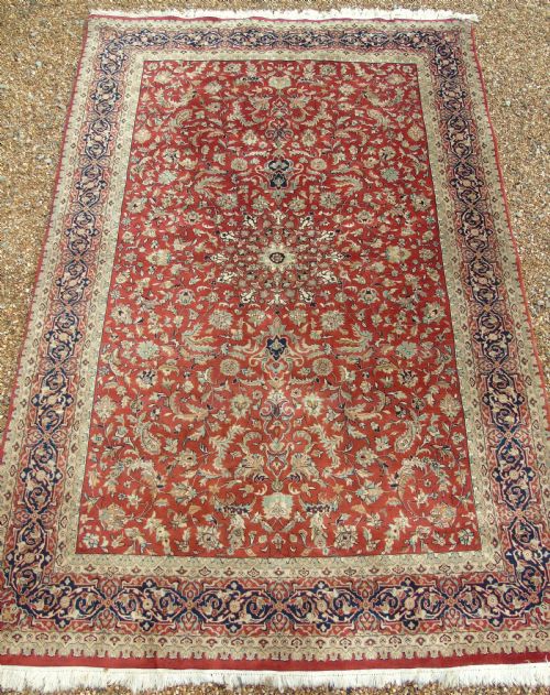 Antique Isfahan Carpet