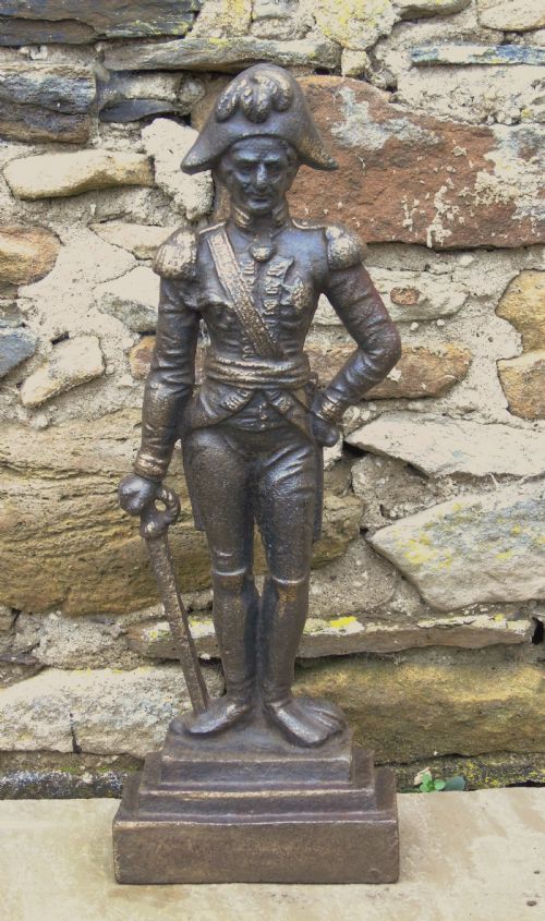 Antique Cast Iron Duke of Wellington Doorstop