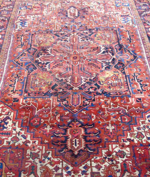 Antique Heriz Carpet Room Size