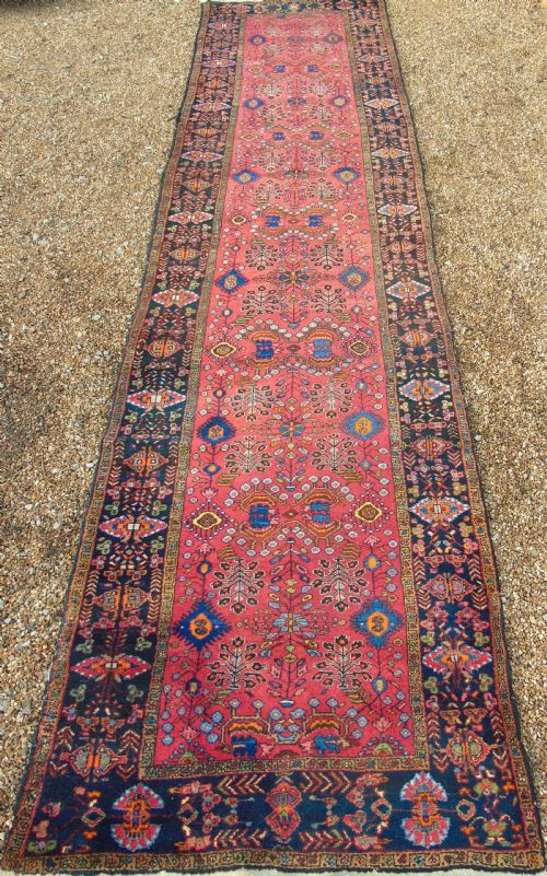 Antique Kurdish Runner Carpet