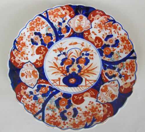 Antique Japanese Imari Charger Meiji