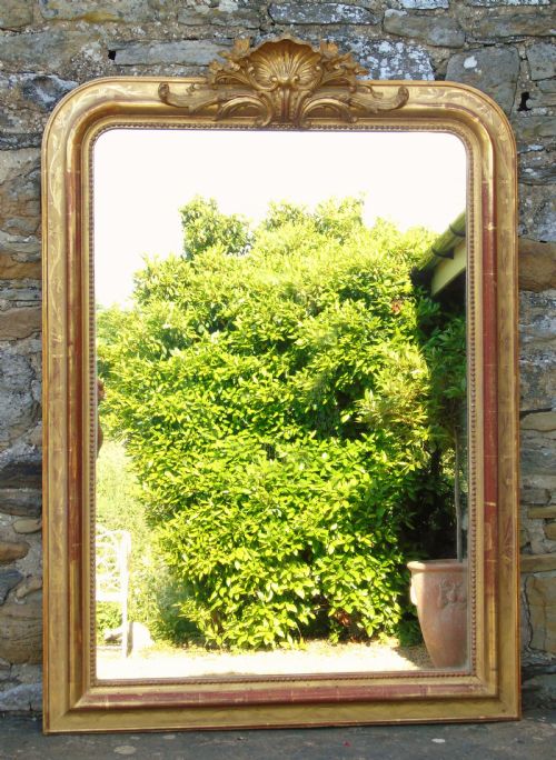 Good Antique French Mirror