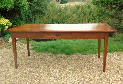 Antique French Fruitwood Dining Table