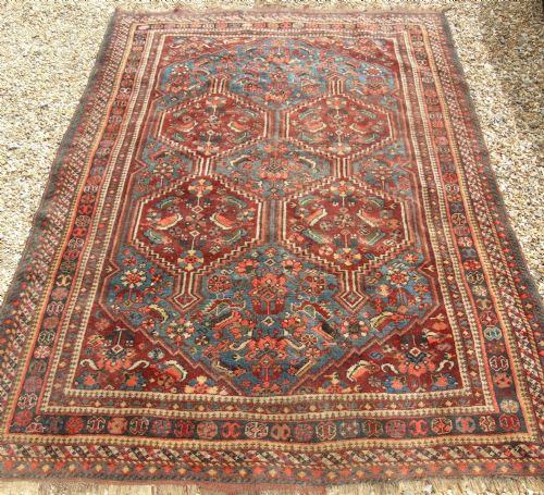Antique Khamseh Rug / Carpet South West Persia