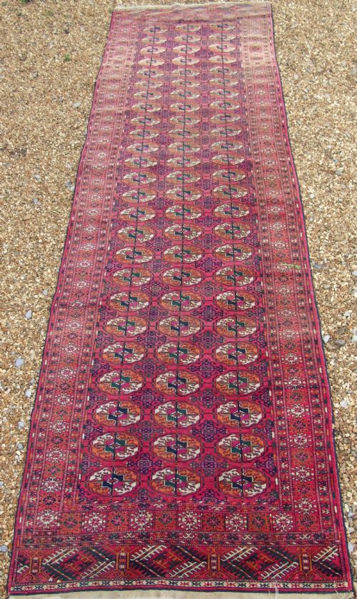 Rare Antique Tekke Turkman Carpet Runner