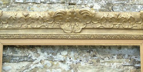 fig 2. Good Very Large Antique Gilt Swept Frame