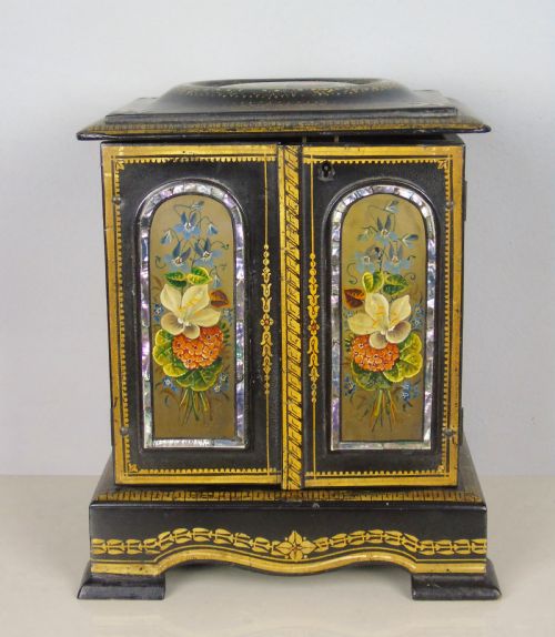 Good Victorian Papier Mache Jewellery Cabinet