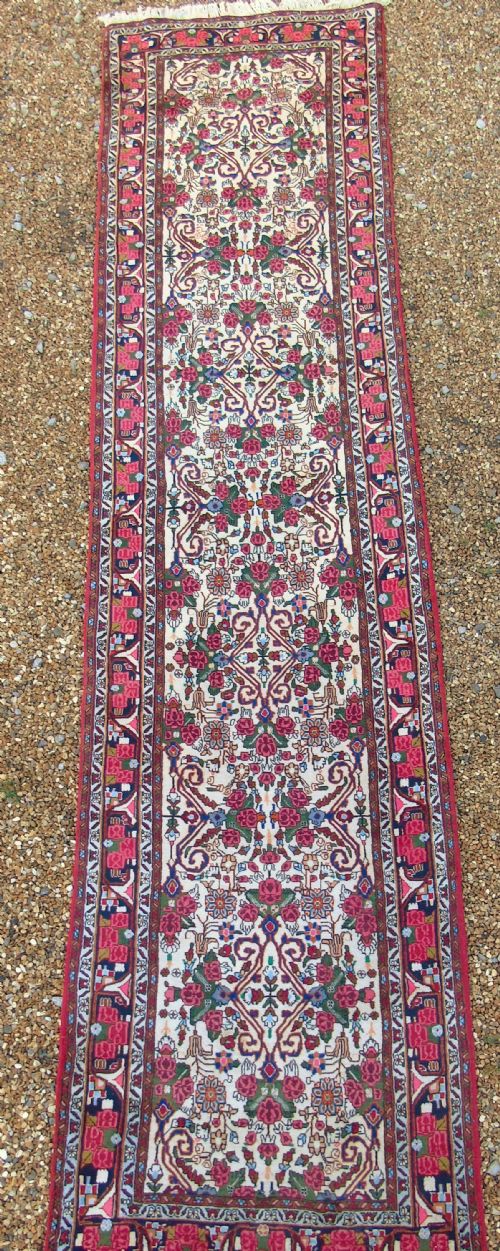 Pretty Antique Isfahan Carpet Runner