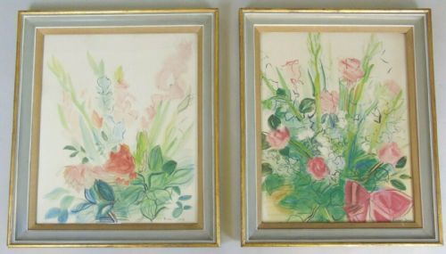 Large Pair of Raoul Dufy Floral Prints (1877-1953)