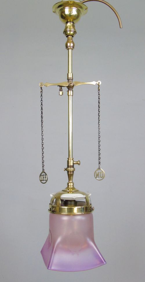 Antique Pendant 'Gasolier' Ceiling Light