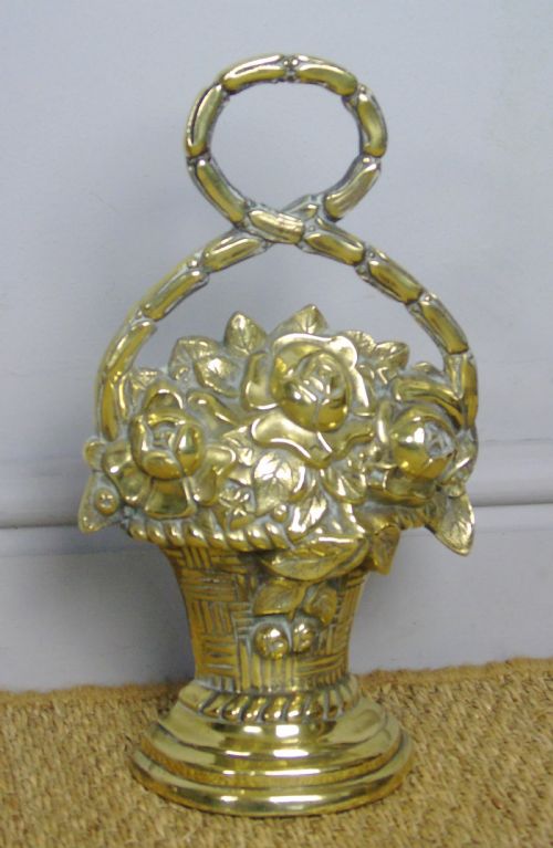 Regency Brass Doorstop Circa 1830