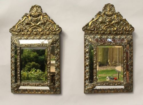 Good Pair of Early 19th Century Dutch Mirrors
