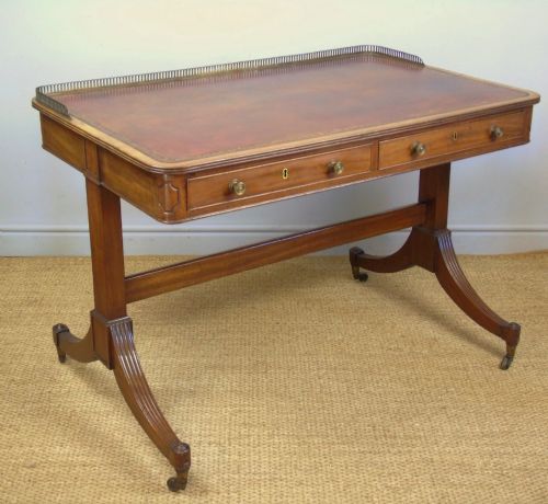Regency Mahogany Library Table 
