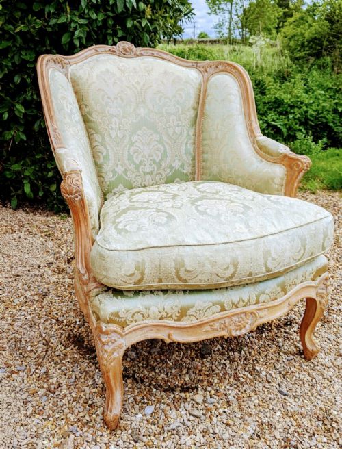 Early 20th Century Upholstered French Armchair Louis XV